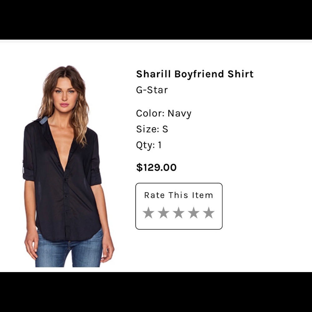 Button front boyfriend shirt